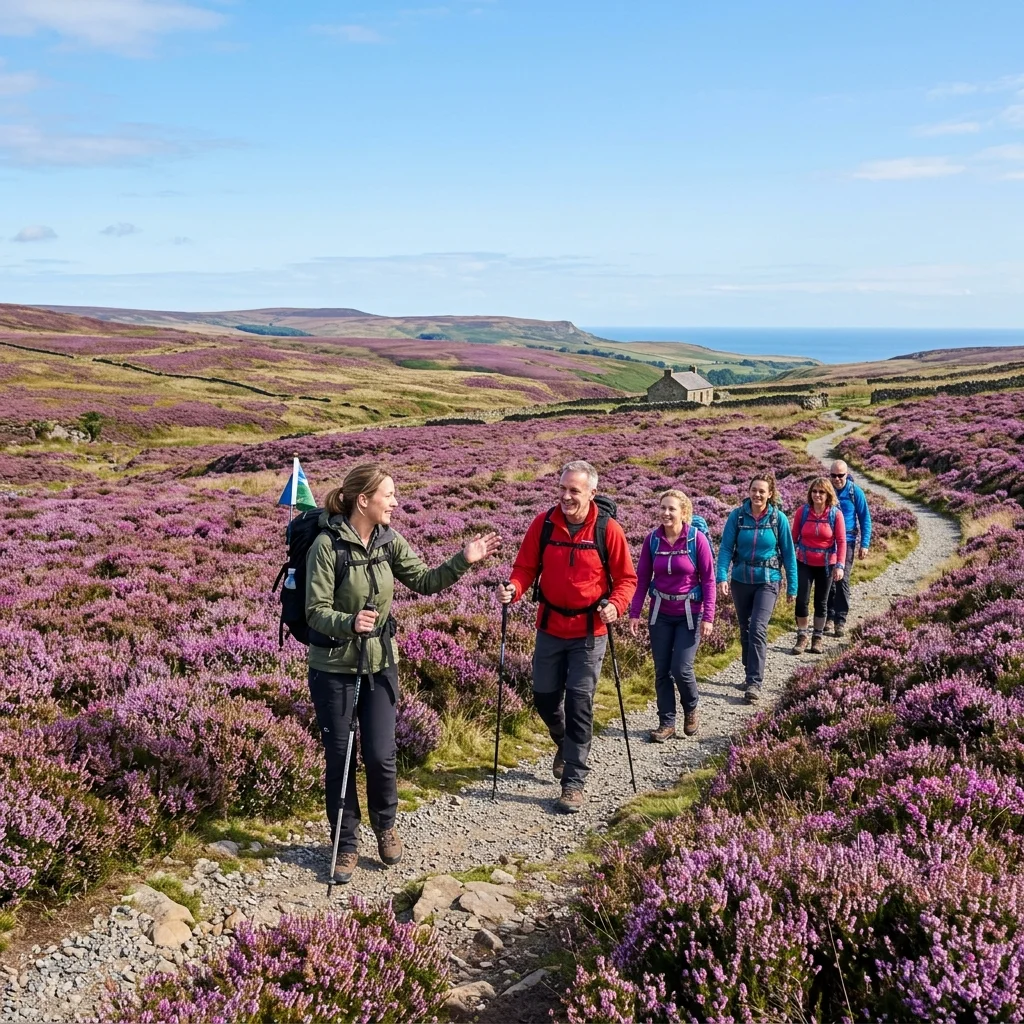 National Park Tour - Hikers in North York Moors